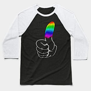 LGBTQ Thumbs Up Baseball T-Shirt